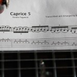 Paganini Caprice No. 5 - Sheet Music and Guitar Tabs. Transcription and Arrangement for solo Electric Guitar. Szeryk Guitar Academy ™ - Guitar Lessons in London and SW Ontario since 1990